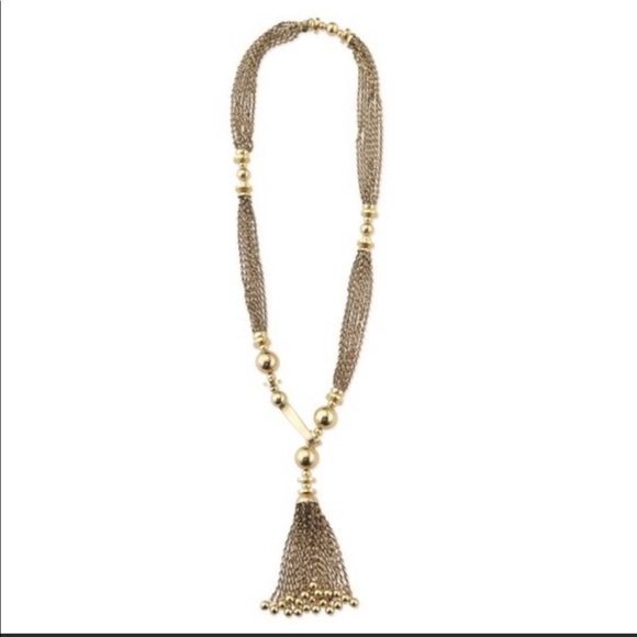 Stella & Dot Jewelry - stella dot bianca tassle necklace